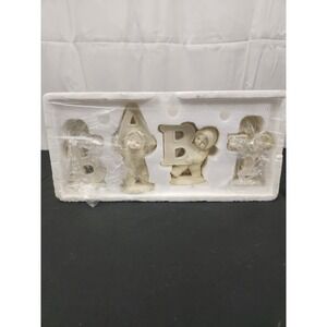 Dept. 56 Snowbabies "And That Spells Baby"‎ 4 Pc. Figurine Set # 68923